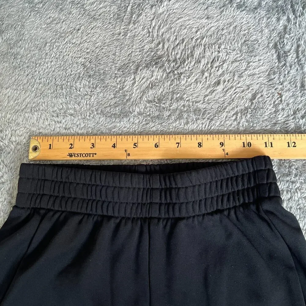 Nike Black Jogger Sweatpants Swoosh Athletic Track Pants Kids Size Medium